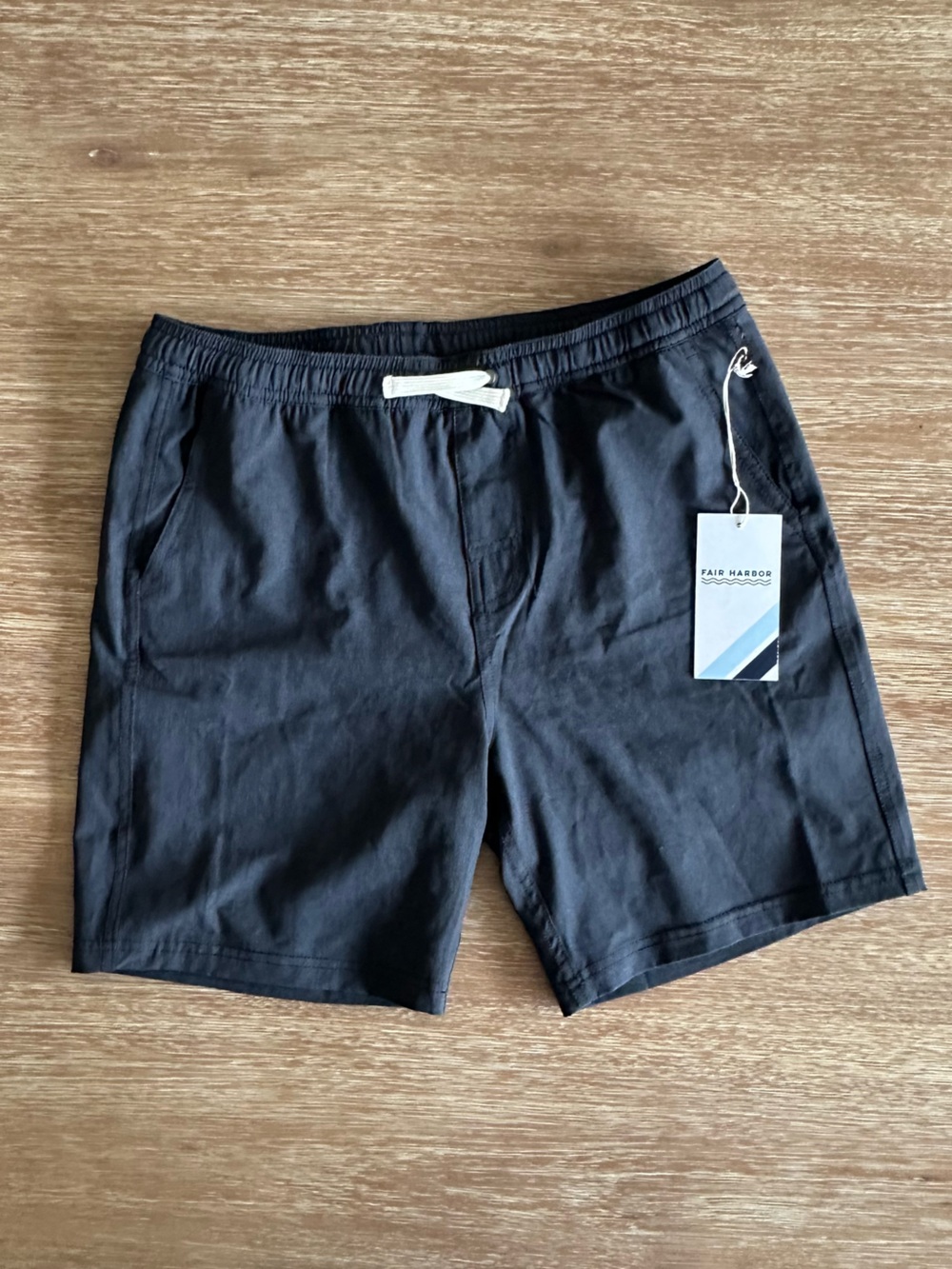 Fair Harbor Boys’ Navy Drawstring Swim Shorts Swim Trunks XL NWT